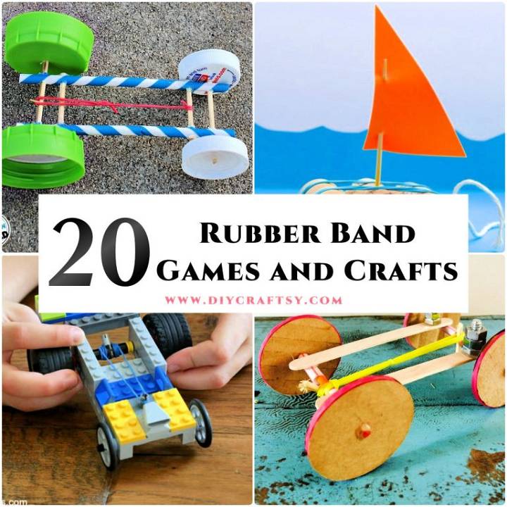 20 Rubber Band Games And Crafts To Make - DIY Crafts