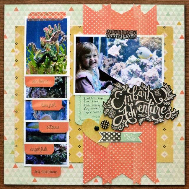 Scrapbooking With the Tab Punch