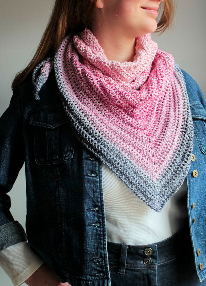 Simple Crochet Shawl Pattern for Beginners