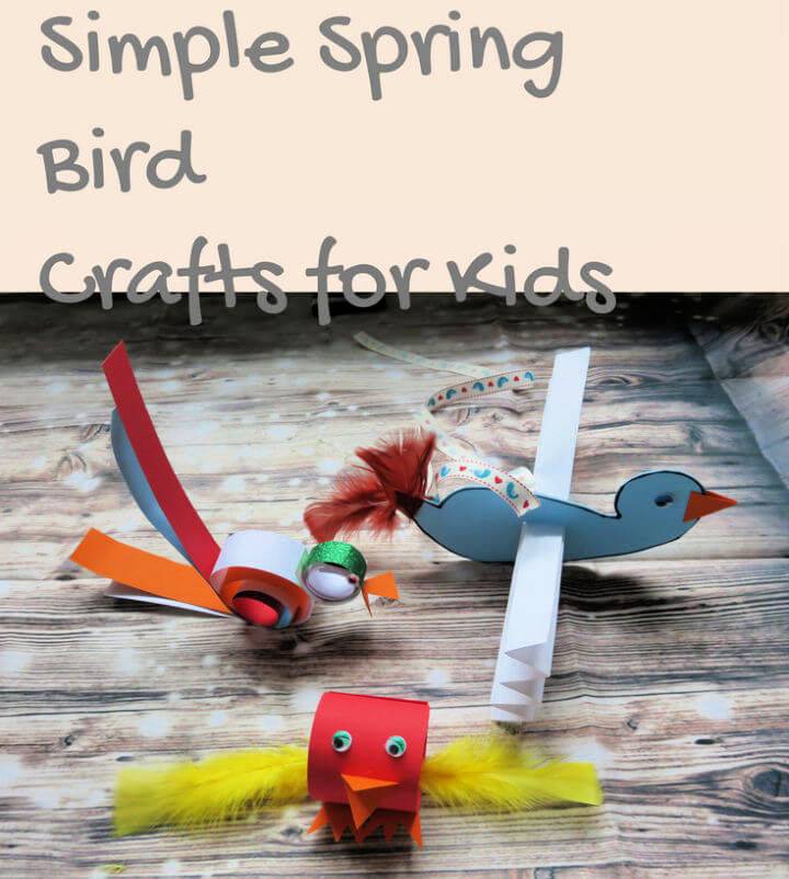 Simple DIY Spring Bird for Kids