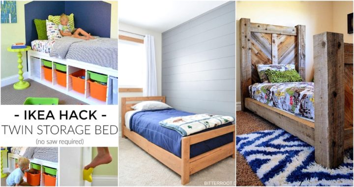 15 Simple DIY Twin Bed Frame Plans Free - DIY Crafts