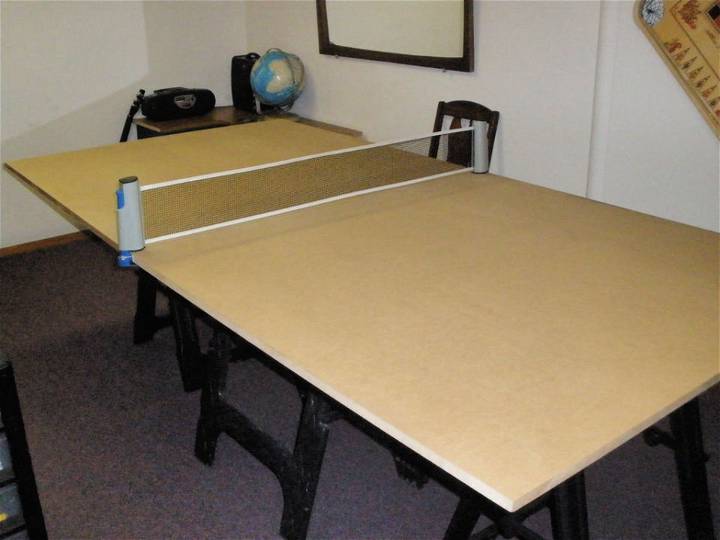 Simple DIY Wooden Ping Pong Table