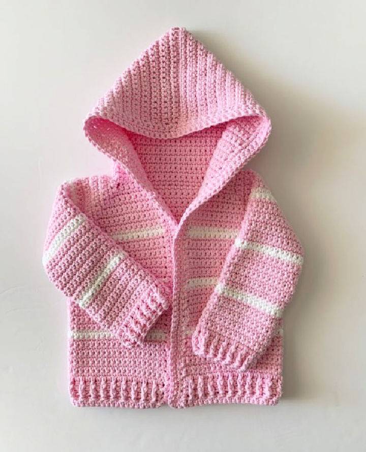 Single Crochet Baby Sweater Pattern
