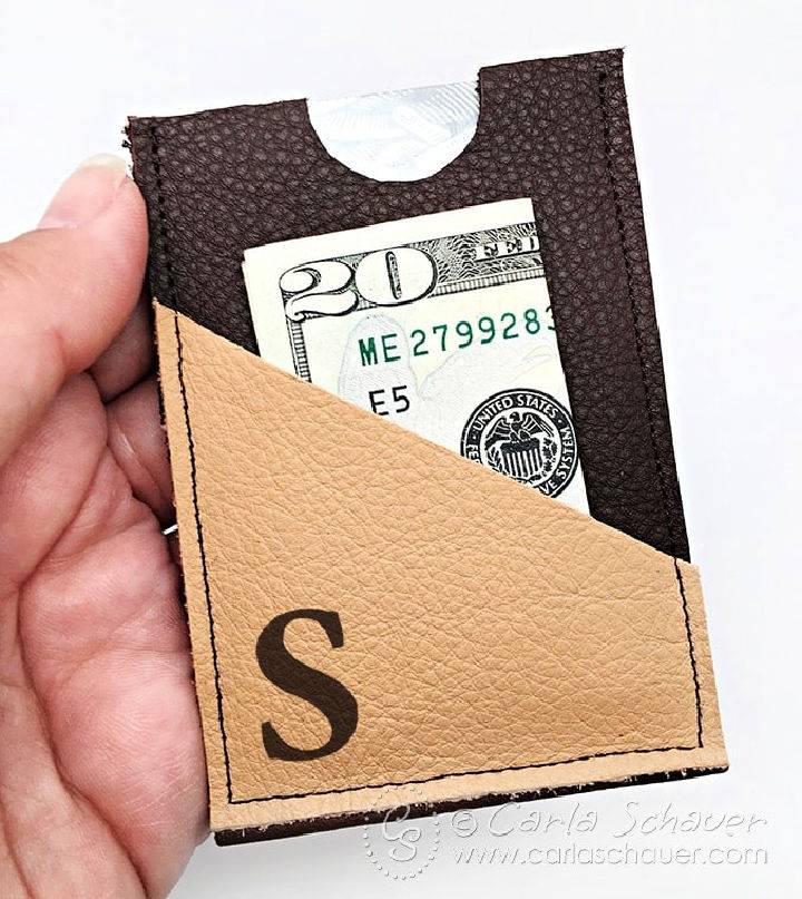 Slim Leather Wallet Gift for Men