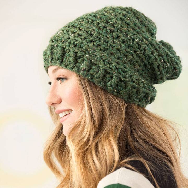 Super Bulky Wool Ease Crochet Hat Tutorial
