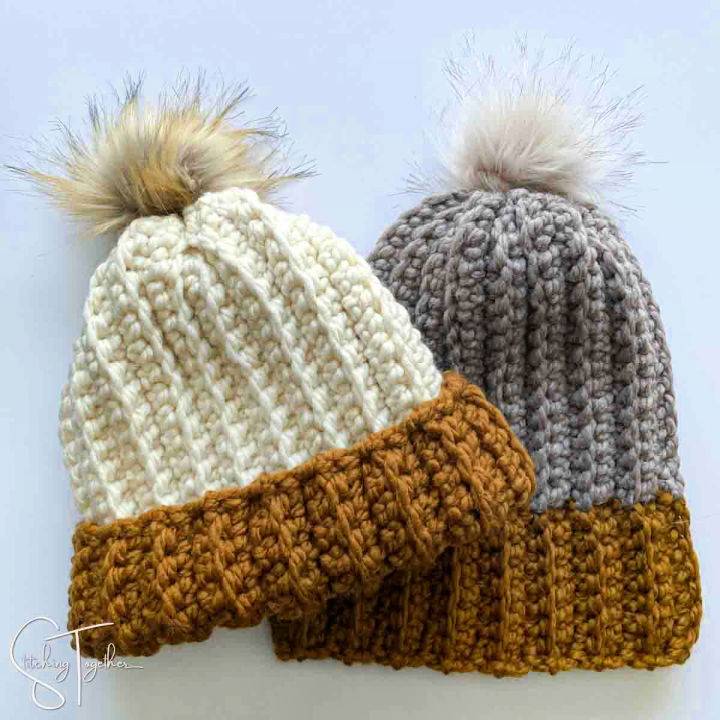 Super Bulky Yarn Crochet Hat Pattern