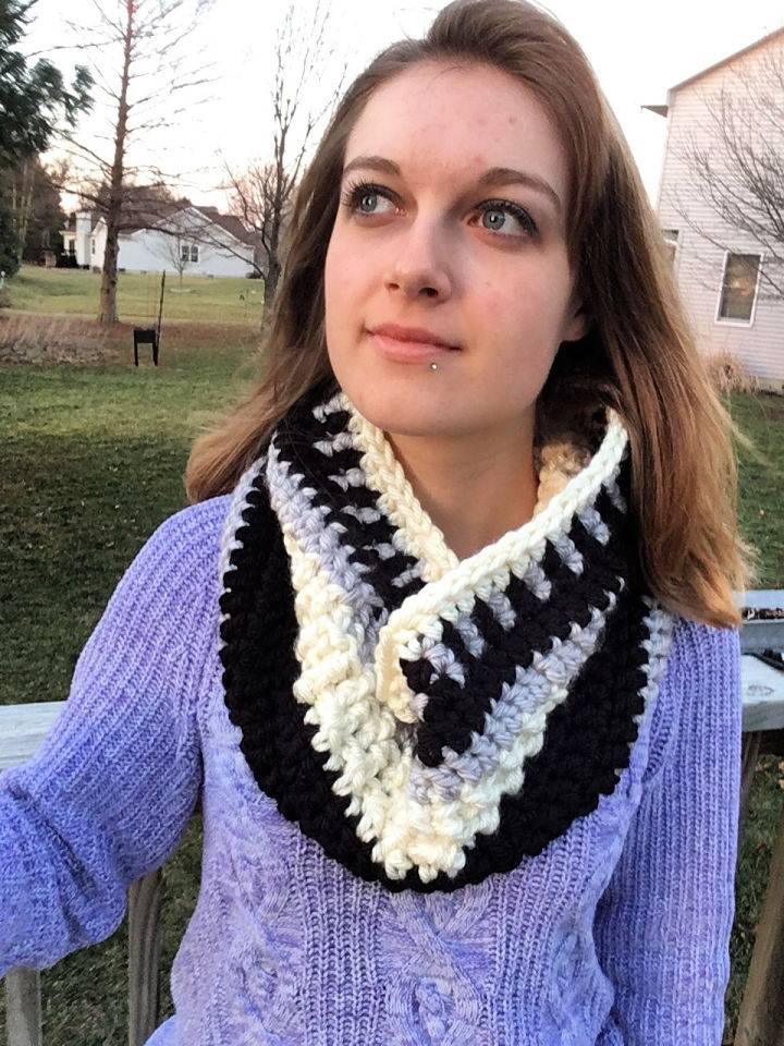 How to Crochet Textured Cowl - Free Pattern