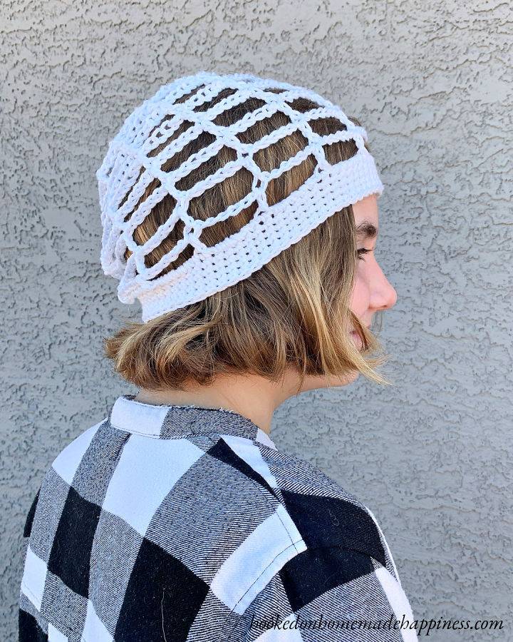 Unique Crochet Spiderweb Hat Pattern