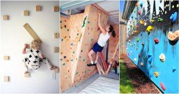 build a diy climbing wall