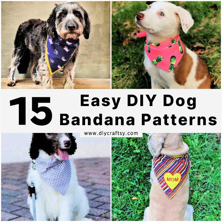 diy dog bandana patterns
