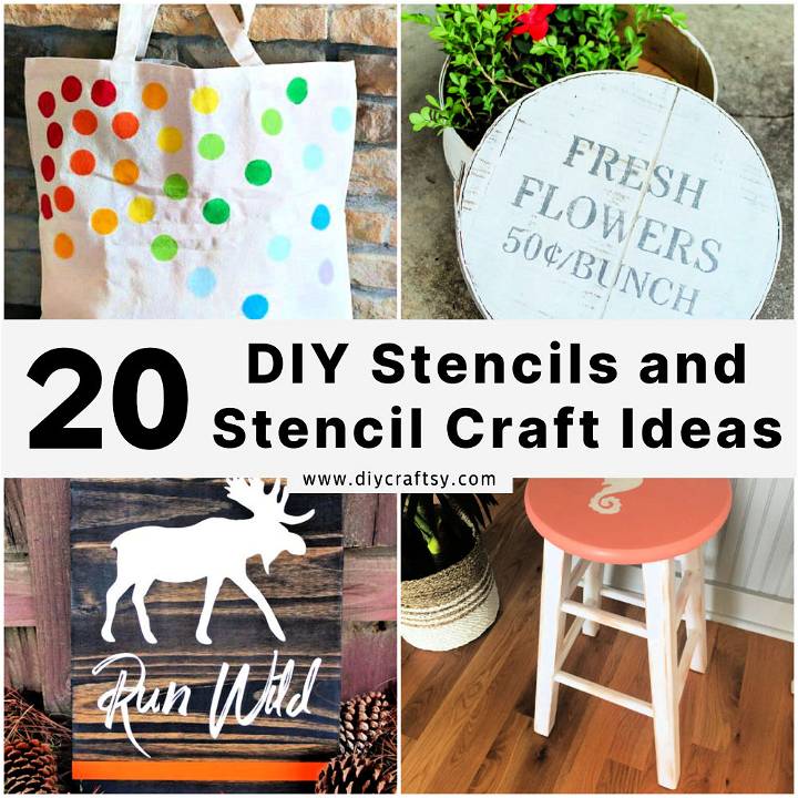 diy stencils and stencil crafts