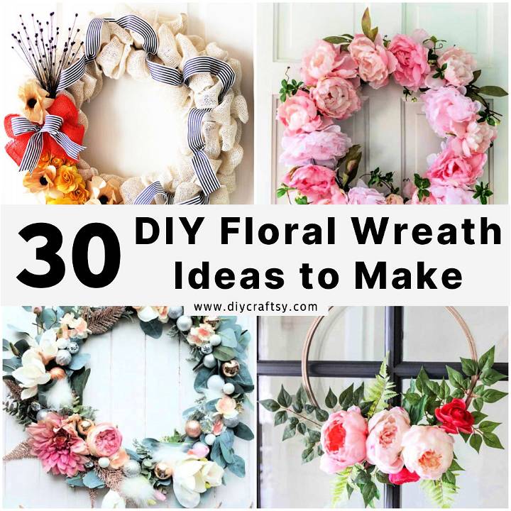 floral wreath ideas to make