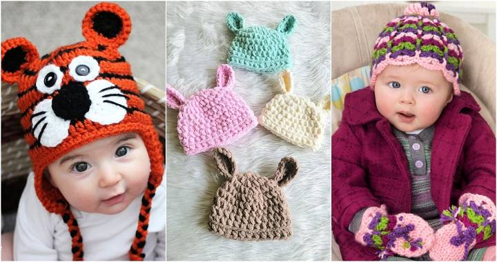 free crochet baby hat patterns