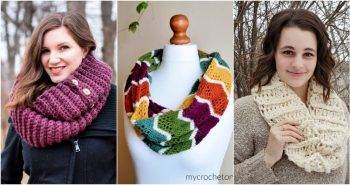 free crochet infinity scarf patterns