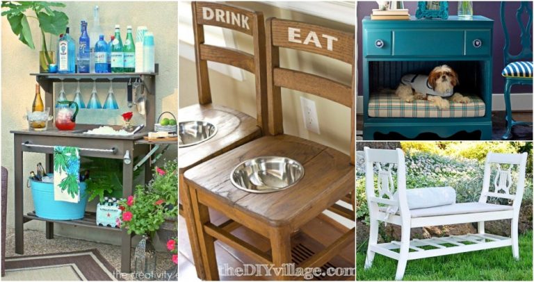 Repurposed Furniture: 60 Old Furniture Upcycling Ideas