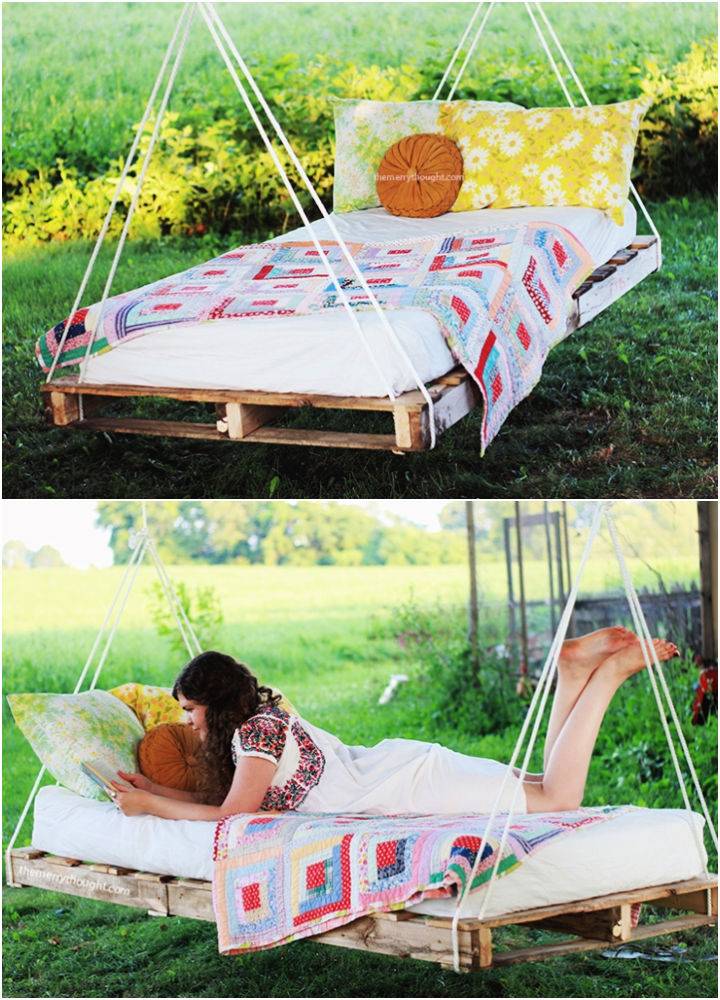 Make Your Own Pallet Swing Bed