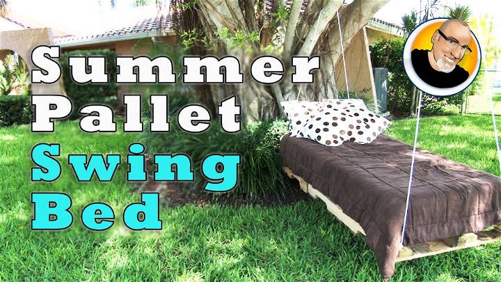 Make a Hanging Pallet Swing Bed