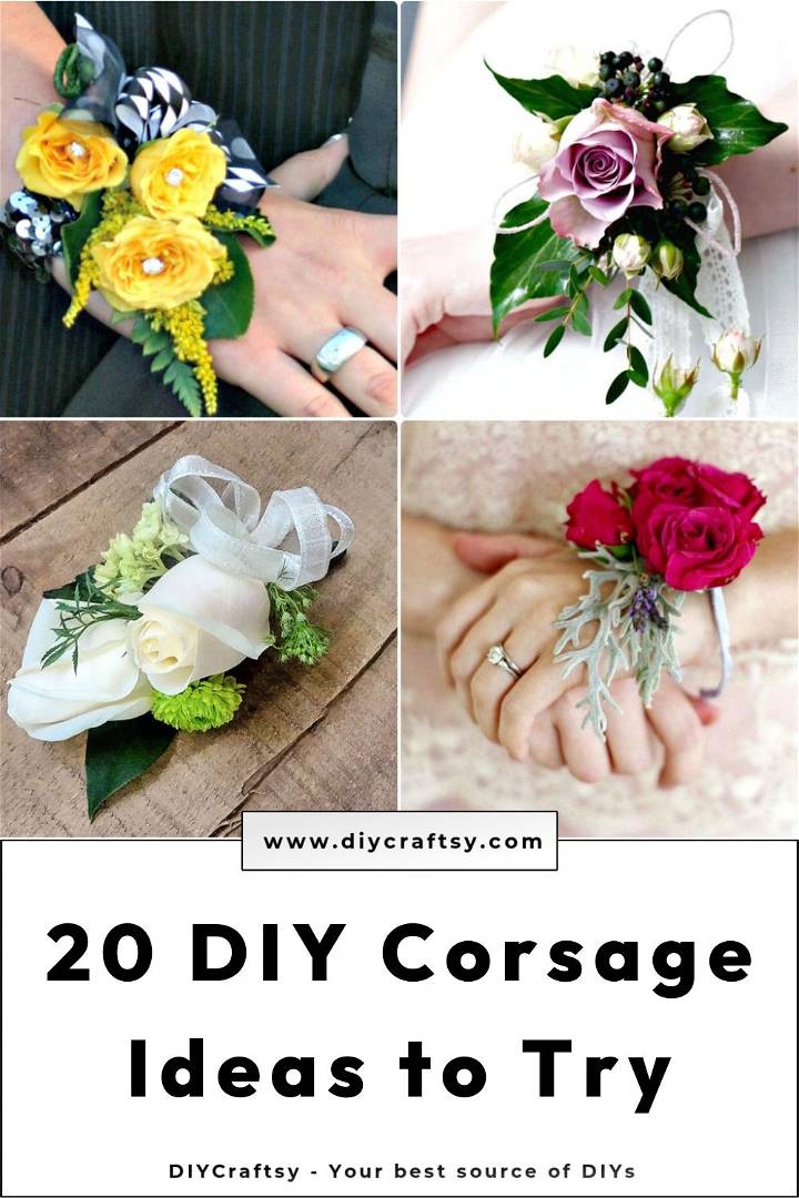 homemade diy corsage ideas anyone can make