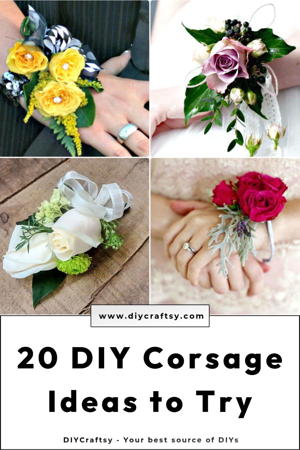 20 Homemade DIY Corsage Ideas Anyone Can Make