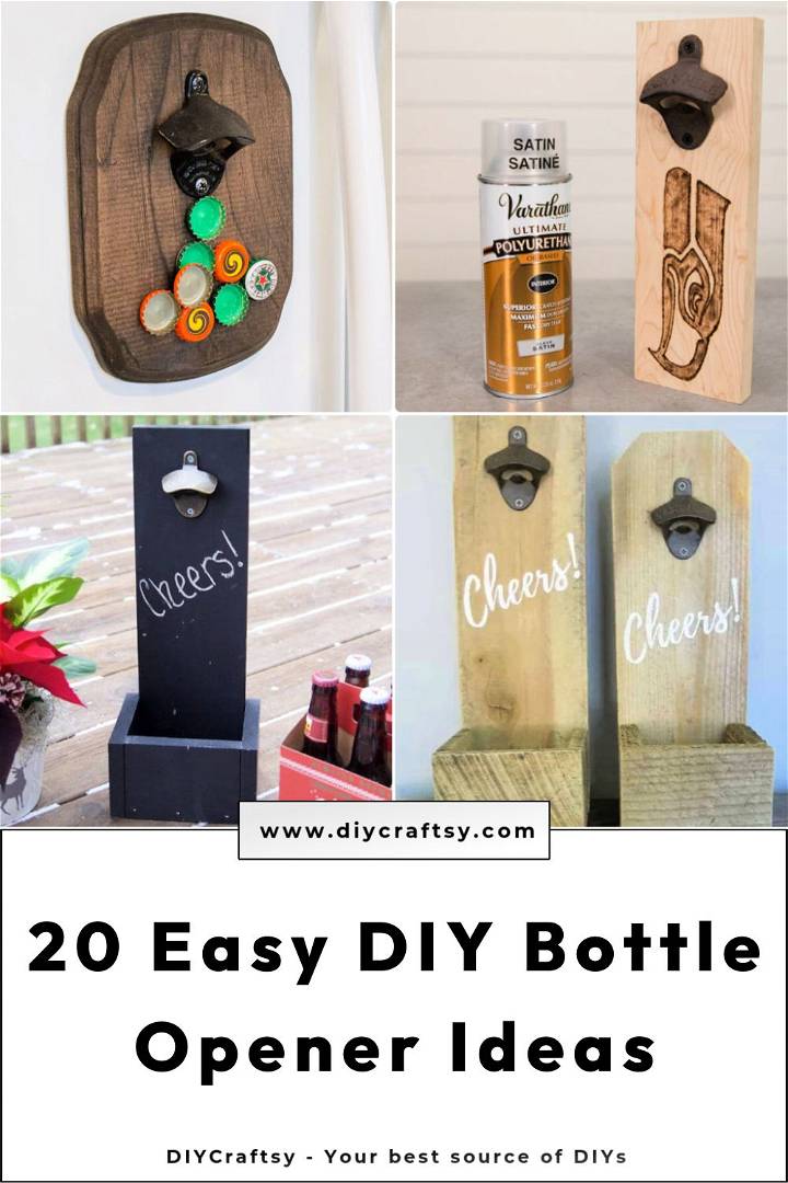 20 easy diy bottle opener ideas