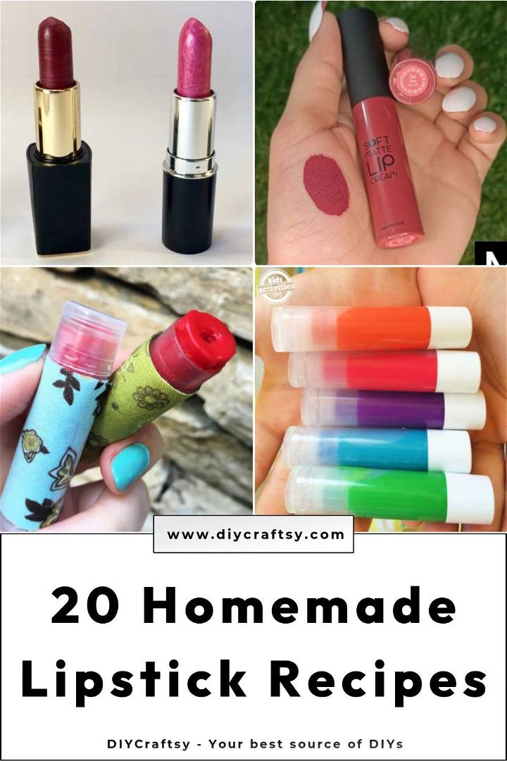 20 homemade lipstick recipes