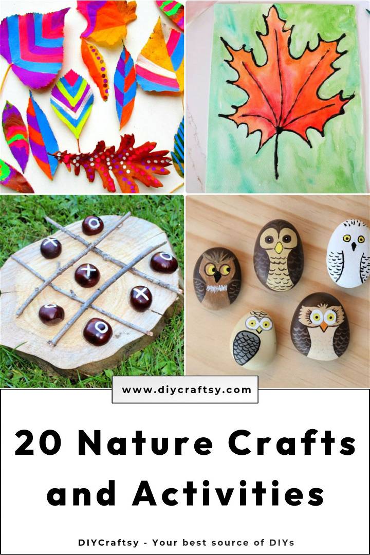 20 nature crafts and activities