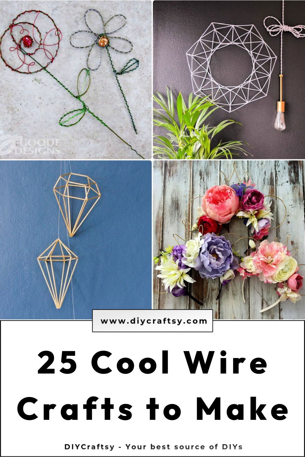 25 DIY Wire Crafts and Projects Make Fun Things