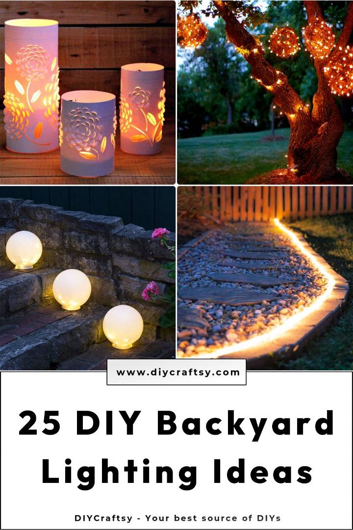25 diy backyard lighting ideas25 DIY Outdoor Lighting Ideas for Backyard