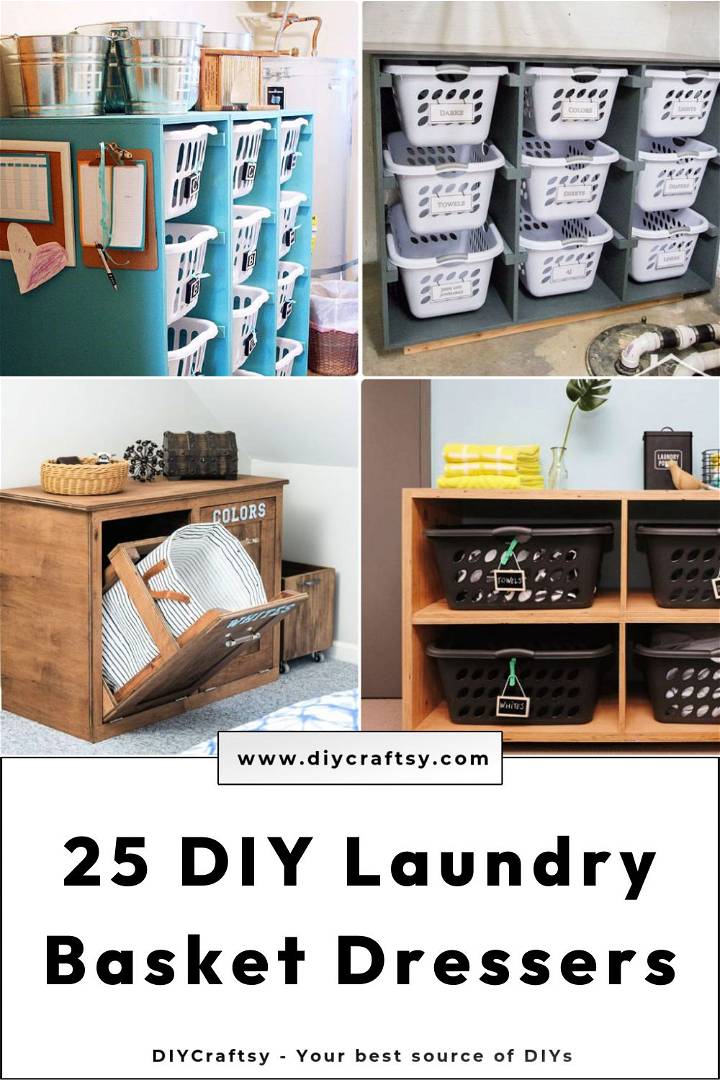 25 free diy laundry basket dresser plans