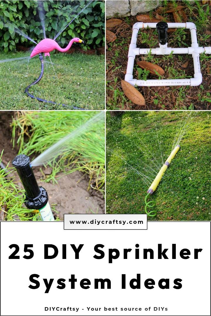 easy diy sprinkler system installation and making ideas