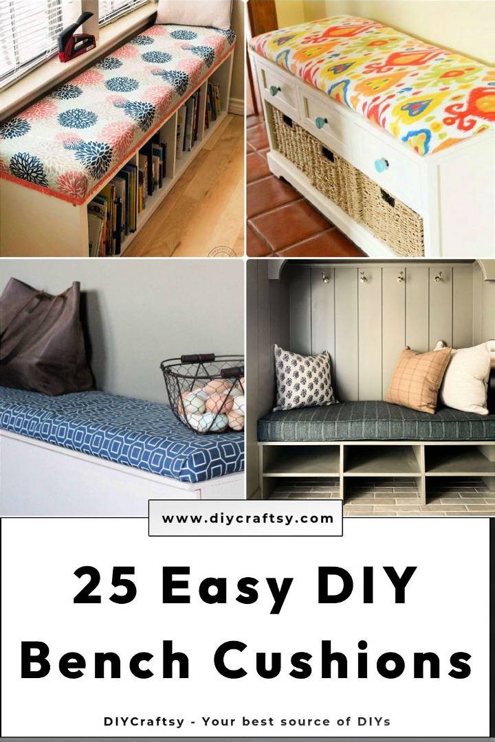 25 easy diy bench cushions