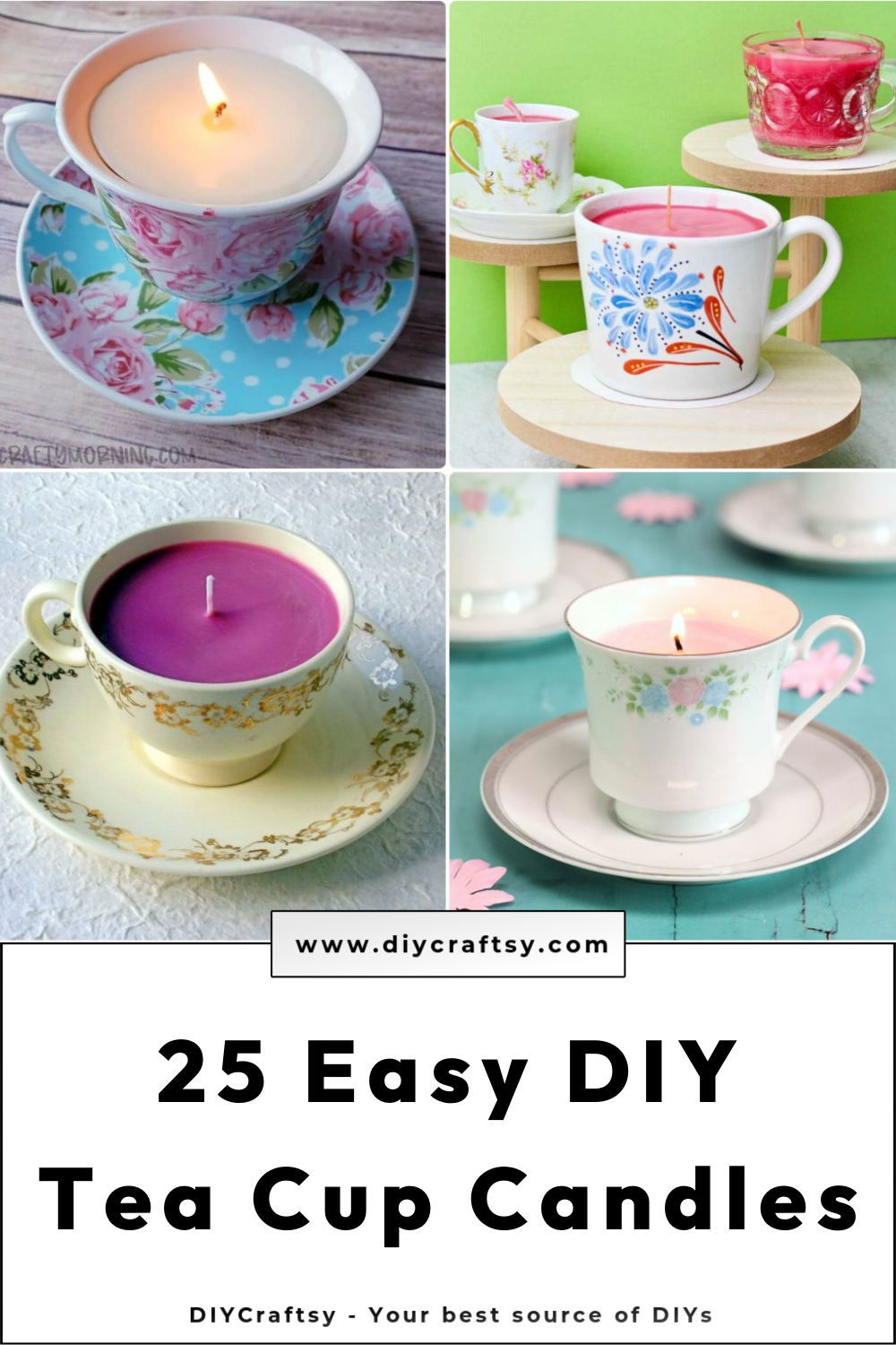 How to Make DIY Teacup Candles: 25 Ideas to Try