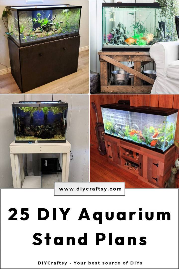 25 free diy aquarium stand plans