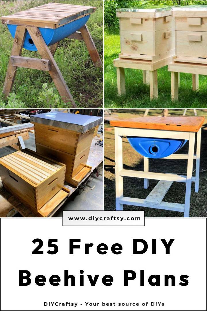 25 free diy beehive plans - build your own beehives
