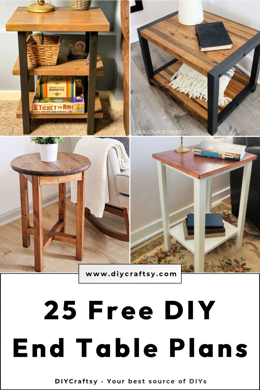 14 DIY End Table Plans