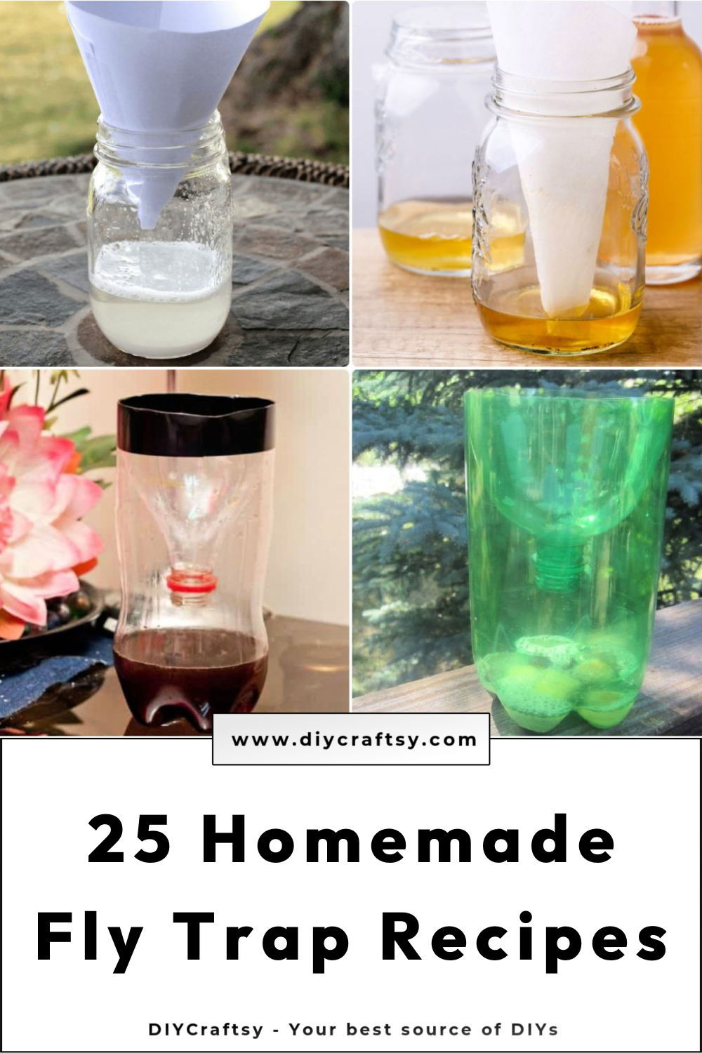 How To Get Rid Of Fruit Flies: 6 DIY Fly Traps - Farmers' Almanac