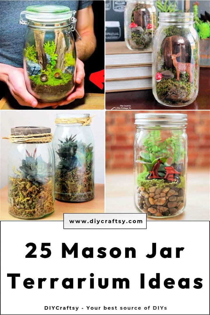 25 mason jar terrarium ideas