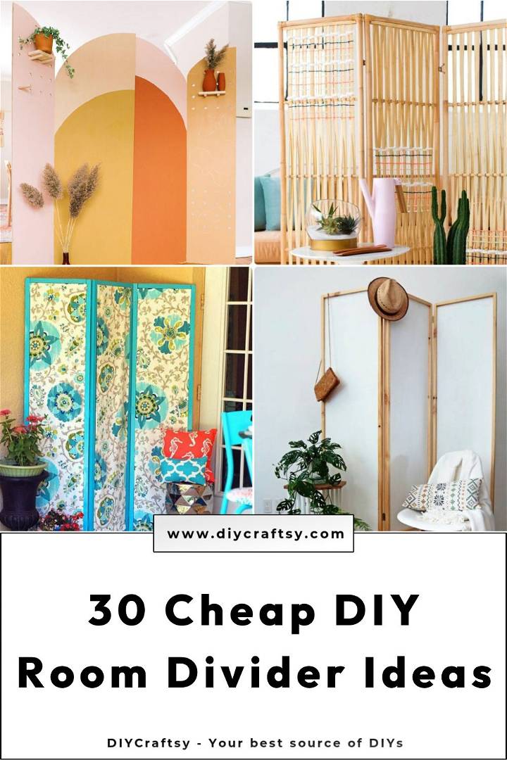 30 cheap diy room divider ideas