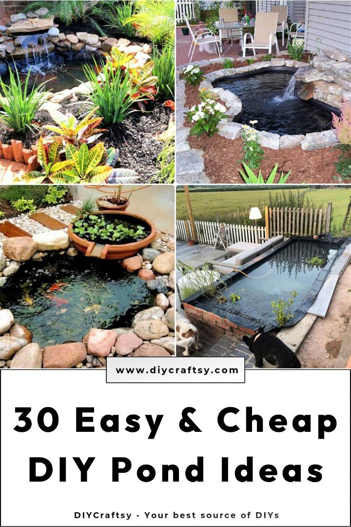 30 diy pond ideas for your backyard and garden