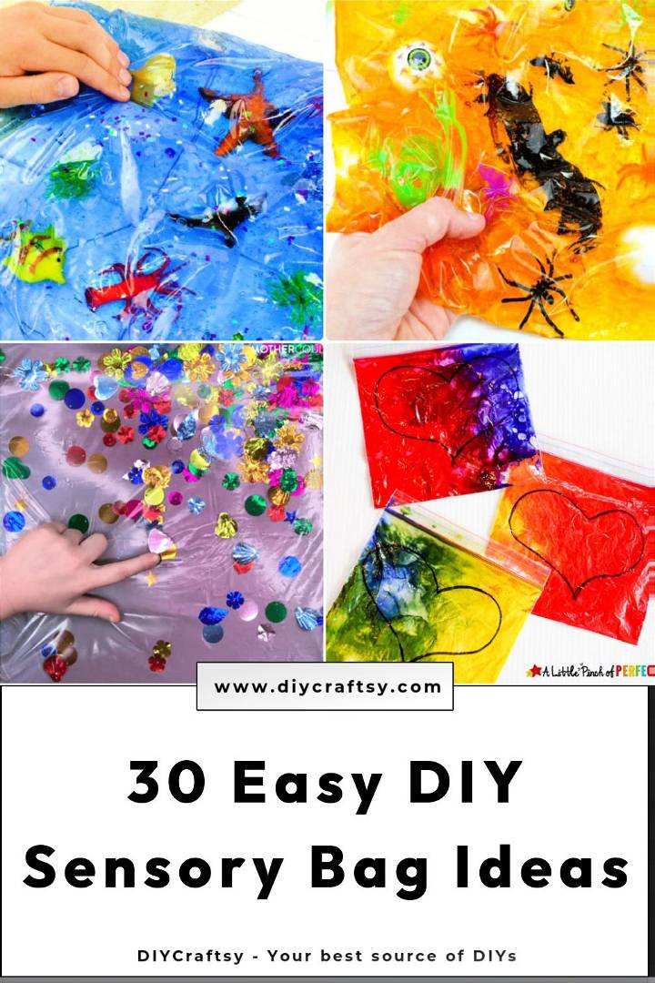 30 easy diy sensory bag ideaseasy diy sensory bags for babies and toddlers