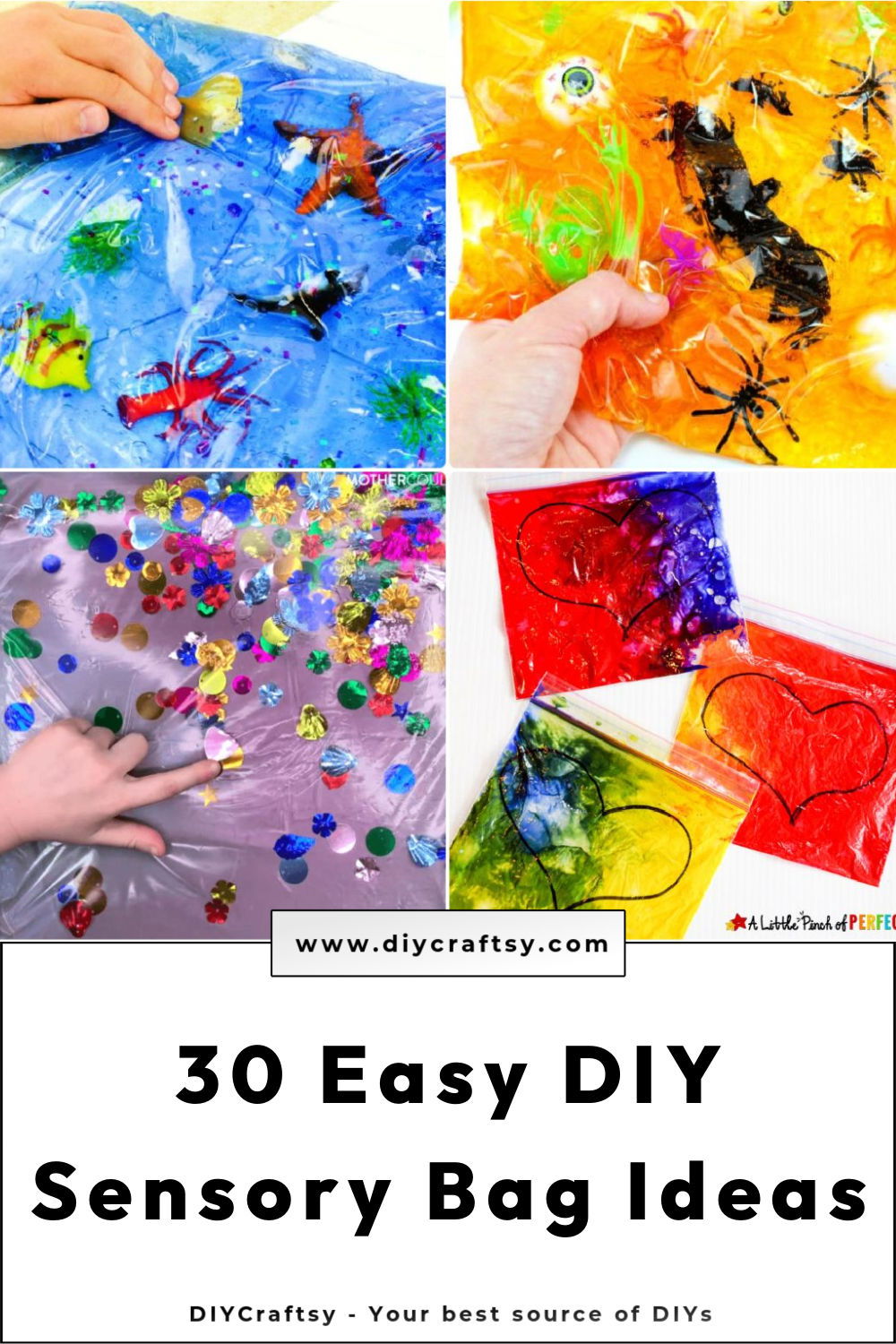 30 easy diy sensory bag ideaseasy diy sensory bags for babies and toddlers