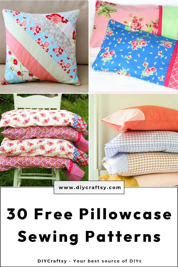 30 Free Pillowcase Patterns To Sew Your Own Pattern