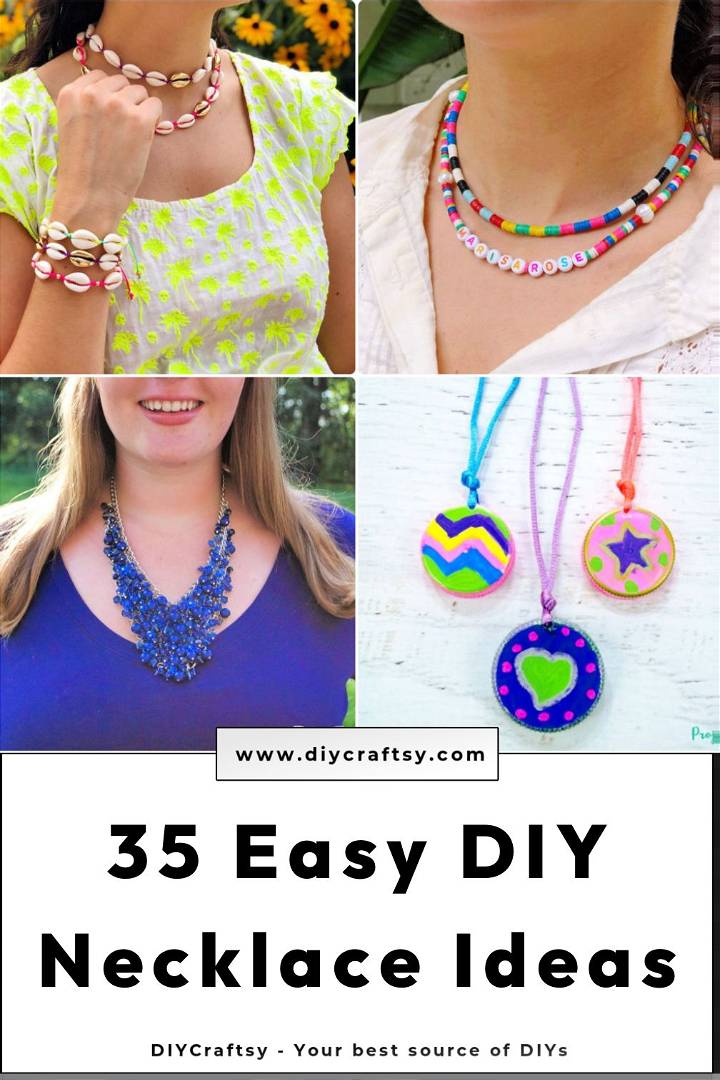 35 easy diy necklace ideas