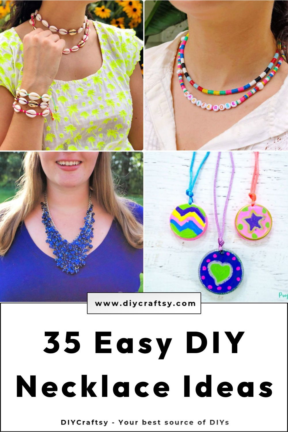 35 easy diy necklace ideas