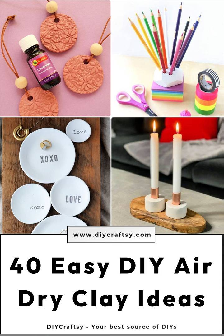 easy air dry clay ideas for kids and adults