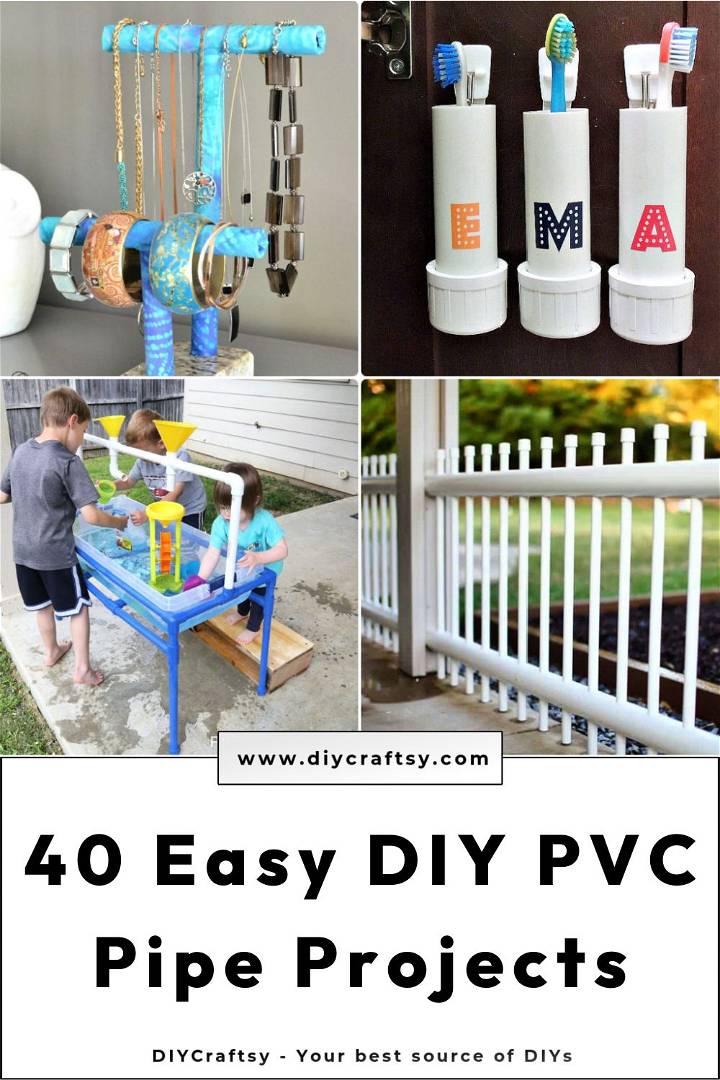 40 easy DIY PVC Pipe Projects and Craft Ideas - Uses for pvc pipe