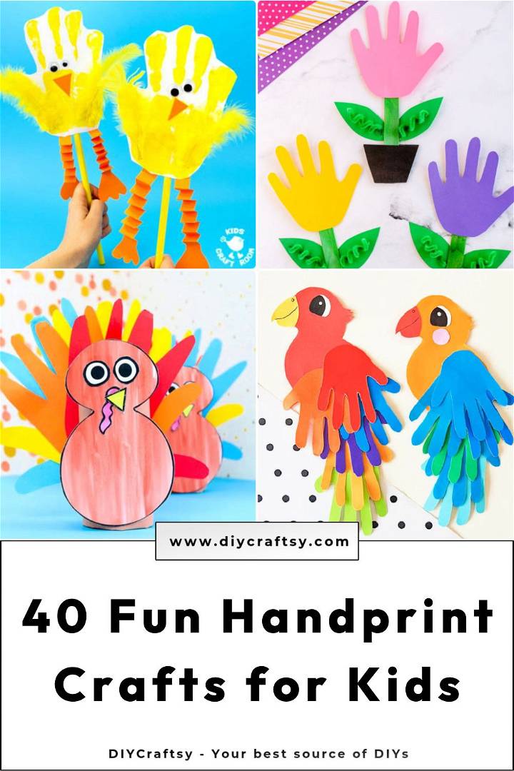 40 handprint crafts and art ideas for kids