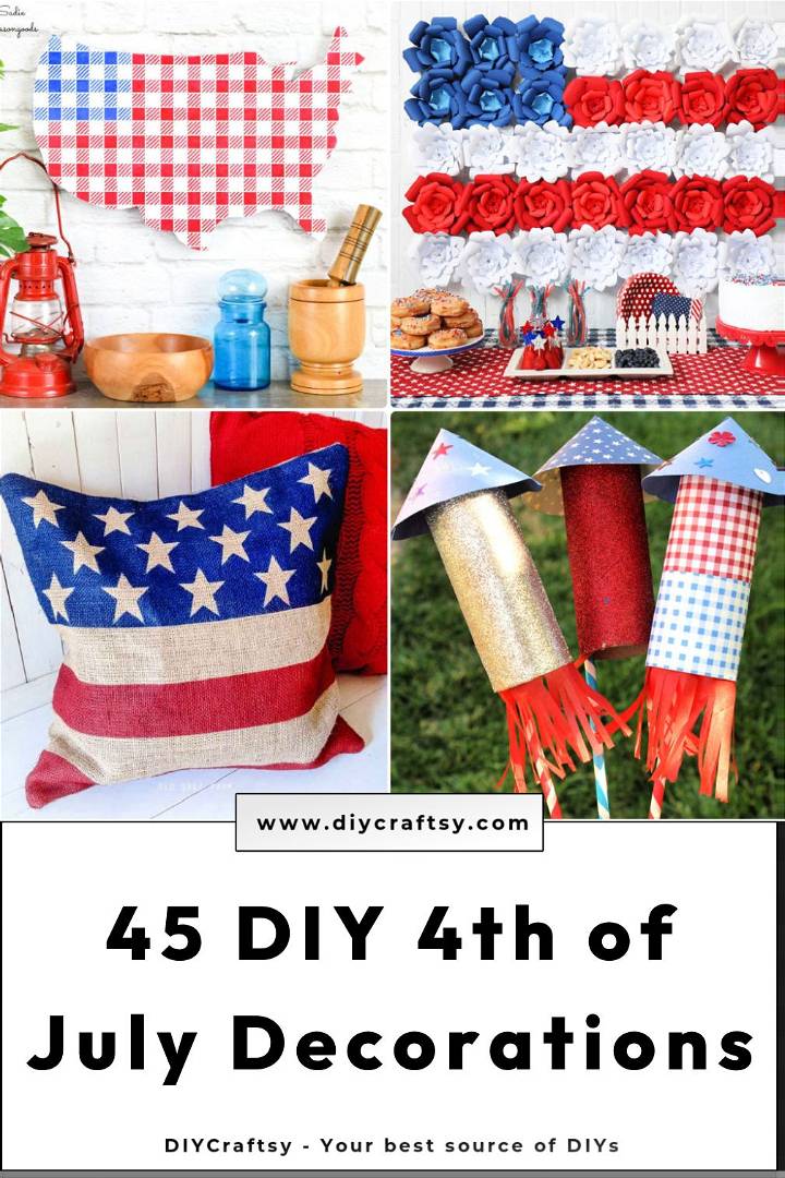 45 DIY 4th of July Decorations Ideas for a Festive Home