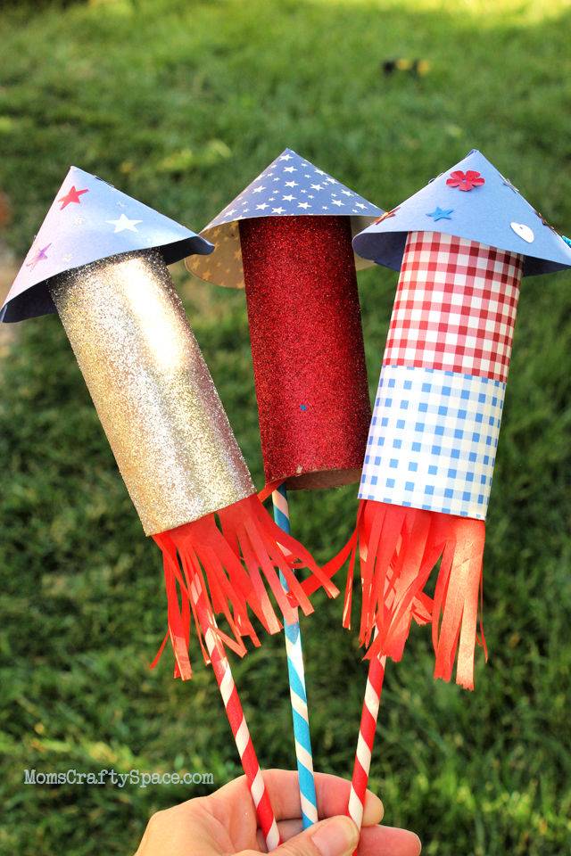 4th of July Rockets Craft for Kids