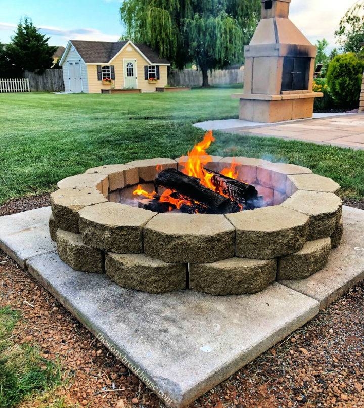 $50 DIY Fire Pit in 30 Minutes